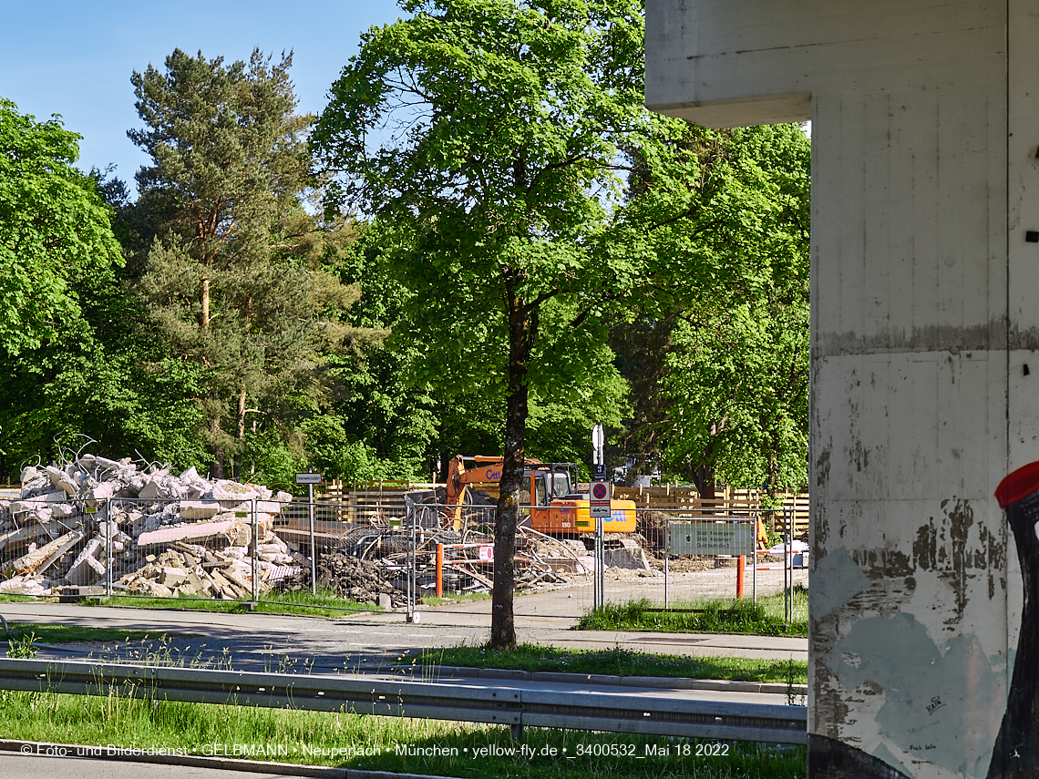 18.05.2022 - Baustelle am Haus für Kinder in Neuperlach